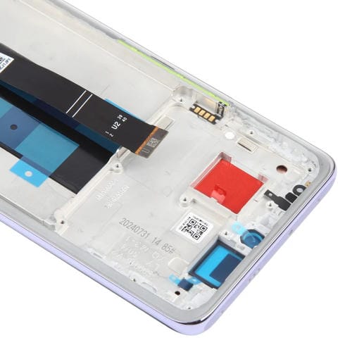 Schermo Originale Xiaomi Redmi Note 14 Pro + 5G Completo con Cornice (Viola)