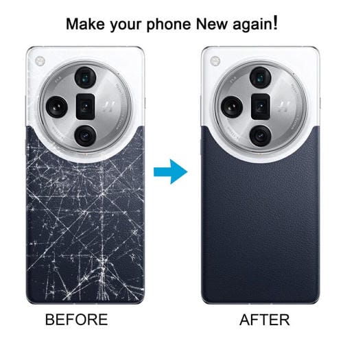 Coperchio Posteriore Batteria Oppo Find X7 (Nero)