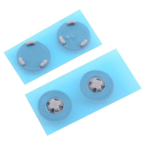 Gummimatten 4 in 1 Microsoft Surface Laptop 3 / 4 / 5 (Silber)