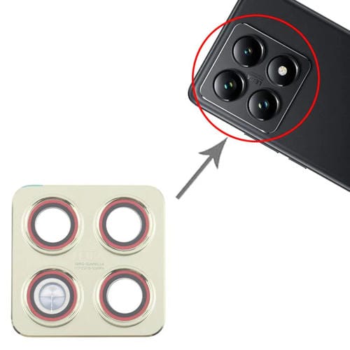 Copertura Lente Fotocamera Posteriore Originale Xiaomi 14T (Verde)