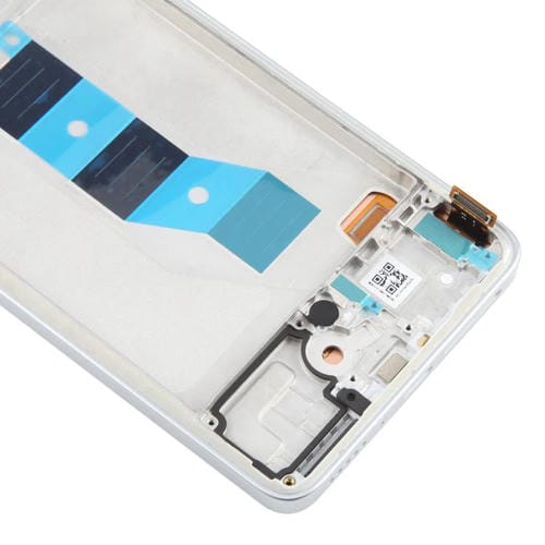 Pantalla Completa Original AMOLED Xiaomi Redmi Note 14 4G con Marco (Plateado)