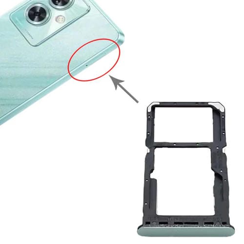 SIM-Karten- und Micro-SD-Fach OnePlus Nord N30 SE 5G CPH2605 (Grün)