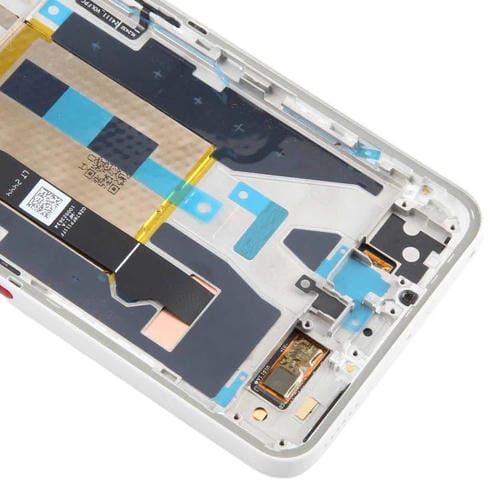 Vollbild Original AMOLED Nothing Phone 3A A059 mit Rahmen (Weiß)