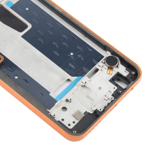 Zentraler Rahmen und Boost Mobile Celero 5G Lünette (Orange)