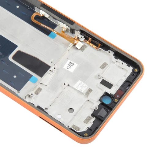 Zentraler Rahmen und Boost Mobile Celero 5G Lünette (Orange)