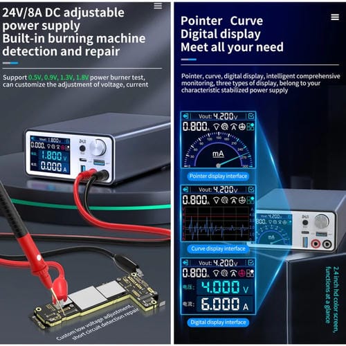 Alimentatore di tensione intelligente Aixun P2408 con spina UE