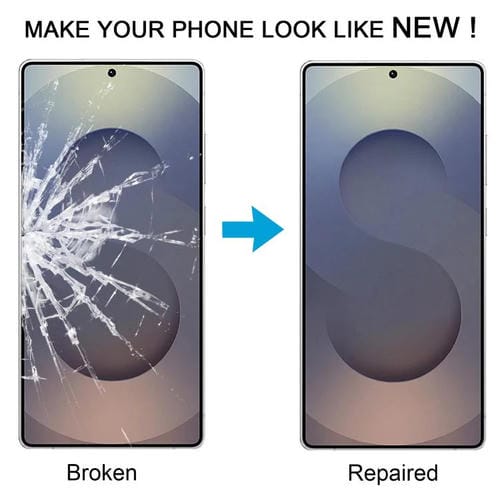 Glass Lens Outer Front Screen Samsung Galaxy S25 Ultra Adhesive OCA