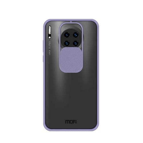 Para Huawei Mate 30 Pro MOFI Xing Dun Series PC + TPU Anti-peep Carcasa protectora todo incluido impermeable y anti-caída, Translúcido Frosted (Morado)