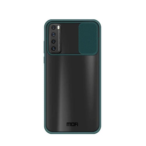 Para Huawei nova 7 MOFI Xing Dun Series PC + TPU Anti-peep Carcasa protectora todo incluido impermeable y anti-caída, translúcido esmerilado (verde)