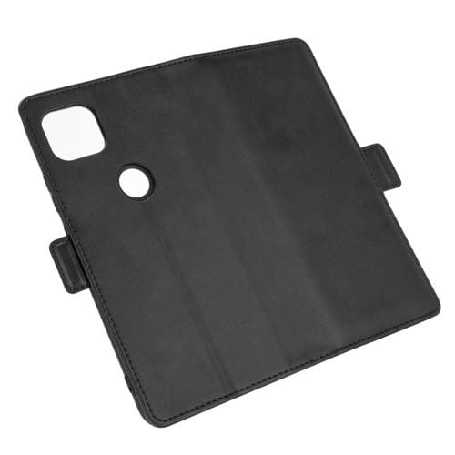 Para Motorola Moto G 5G Estuche de cuero abatible horizontal con hebilla magnética de doble cara con soporte, ranuras para tarjetas y billetera (negro)