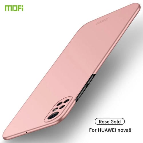 Para Huawei Nova 8 MOFI FROSTED PC Funda dura ultrafina (oro rosa)