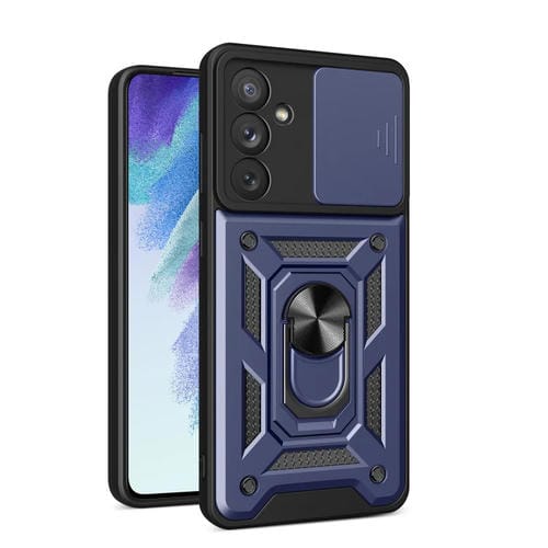 Funda para Teléfono Samsung Galaxy A54 5G Cubierta de Cámara Deslizante TPU + PC (Azul)