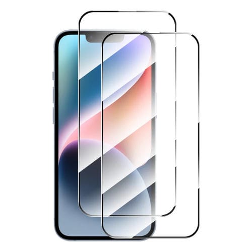 Película de Vidrio Templado Enkay para iPhone 15 Full Glue Aluminio-Silicio (2PCs) - MOVILSTORE