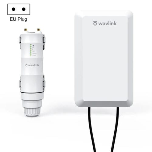 Repetidor AP Inalámbrico Wavlink WN570HP2 Extensor WIFI 300 Mbps Resistente a la Intemperie para Exteriores Enchufe UE