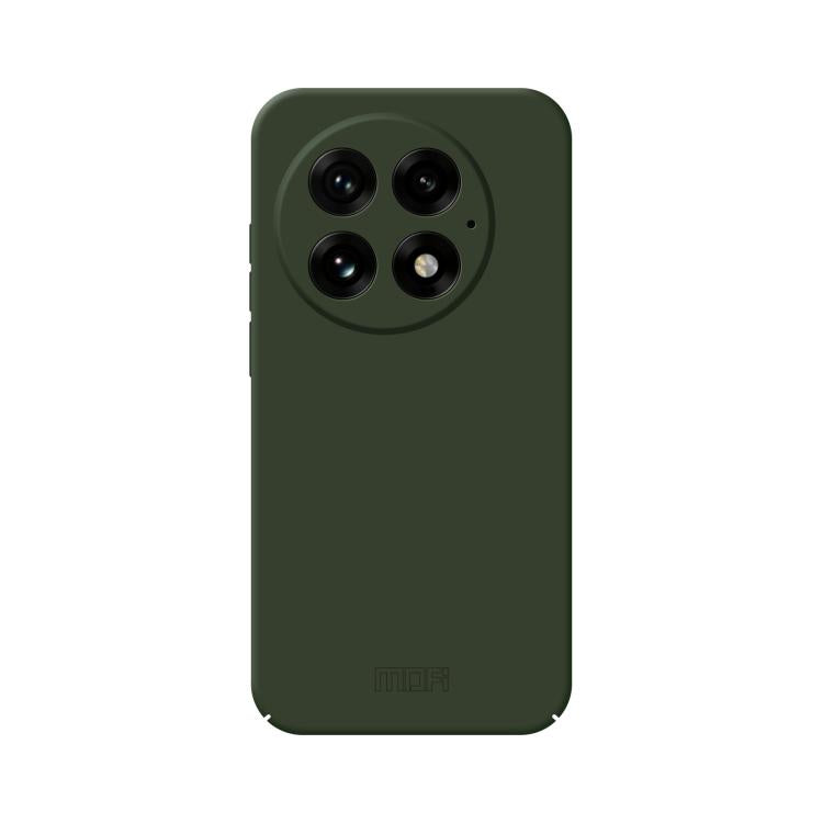 Funda para Teléfono OnePlus 13 Mofi Qin Series con PC y Tacto Agradable (Verde)
