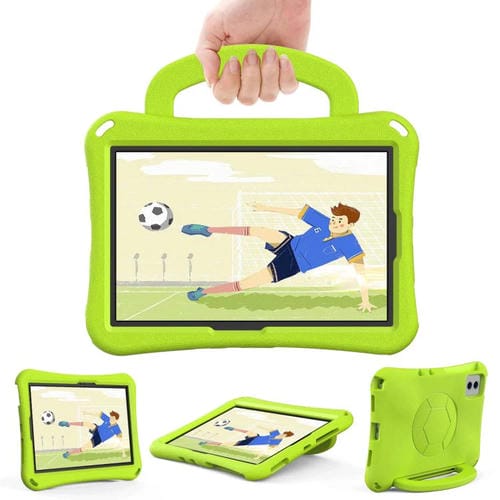 Funda de EVA a prueba de golpes para Xiaomi Redmi SE 11 2025/Pad 2 con forma de balón de fútbol (verde hierba)