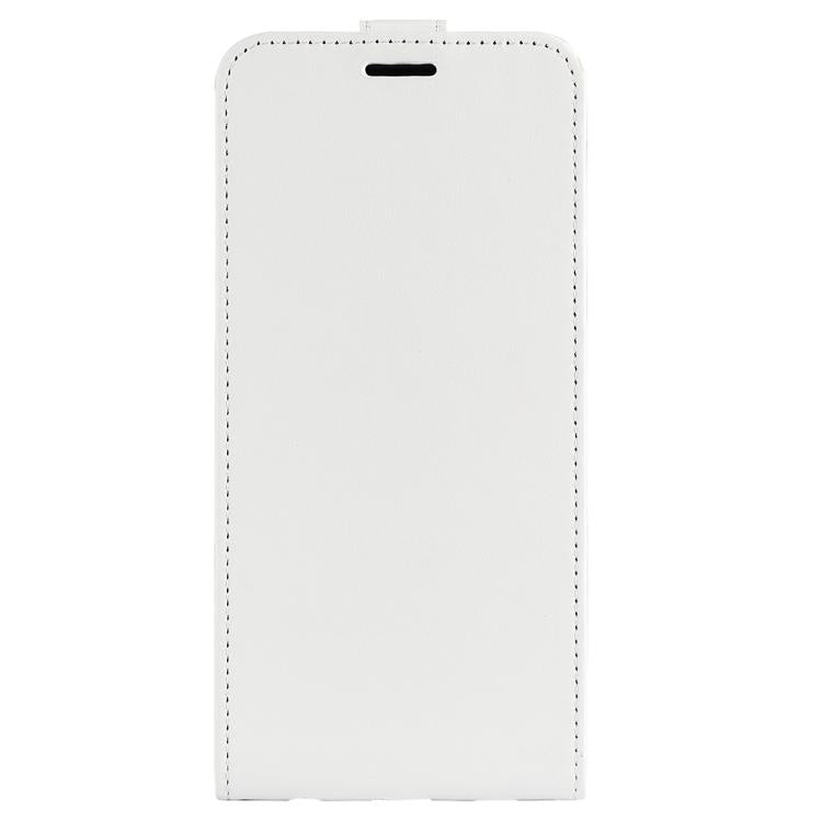 Funda de Cuero con Tapa Vertical y Textura R64 para OnePlus Nord 4 (Blanca)