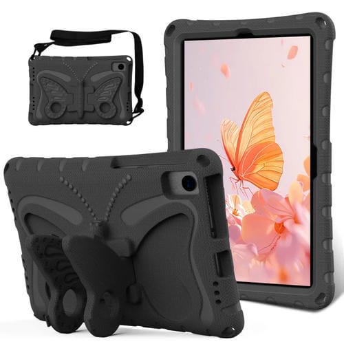 Funda de Eva Samsung Galaxy Tab A7 10.4 T509 a Prueba de Golpes con Soporte de Mariposa (Negra)