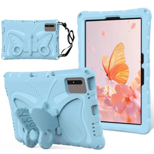 Funda Eva para Tablet Samsung Galaxy Tab S7 T870 Soporte Mariposa (Azul Claro)
