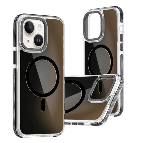 Funda para Teléfono Magsafe iPhone 14 Degradado Dos Colores (Negra)