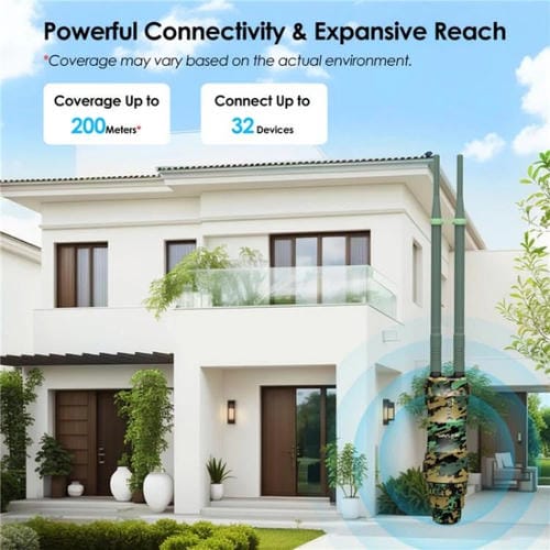 Extensor WiFi WAVLINK WN570HA2 para exteriores, resistente al agua IP67, enrutador inalámbrico de doble banda AC1200, enchufe: Reino Unido