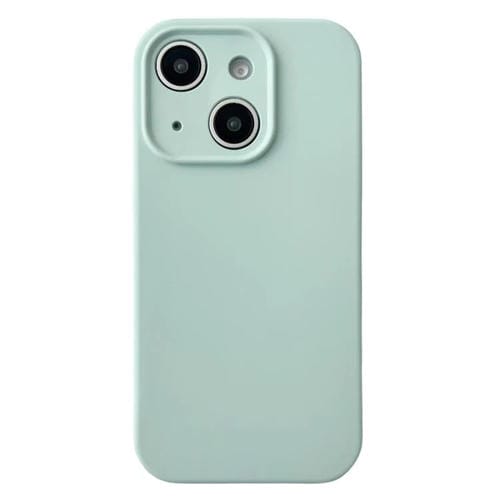 Funda híbrida Poliuretano Termoplástico con Chip IC Magsafe para iPhone 13 (Verde Claro)