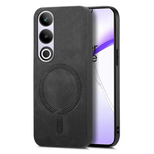 Funda para OnePlus Nord Ce4/Ace 3V con Tapa Trasera PU Magsafe (Negra)