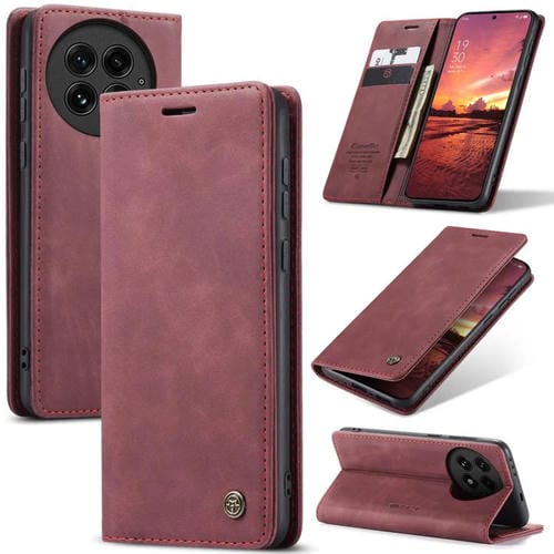 Funda de Cuero con Tapa Horizontal para OnePlus 13 Caseme 013 (Roja)