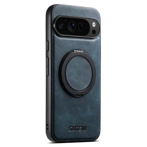 Funda para Teléfono Suteni G3 con Soporte Giratorio 360° para Google Pixel 9 Pro XL (Azul)