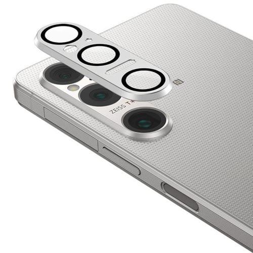 Anillo de lente metálico de cobertura completa Kalebol Eagle Eye de una pieza para Sony Xperia 1 VI (plateado)