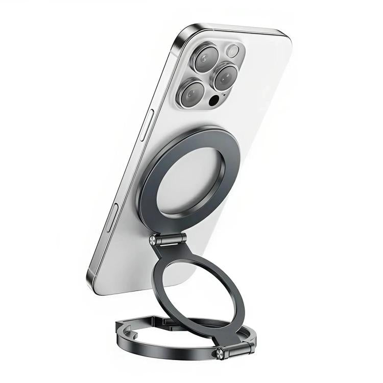 Soporte magnético plegable para teléfono con anillo de aleación de aluminio T15