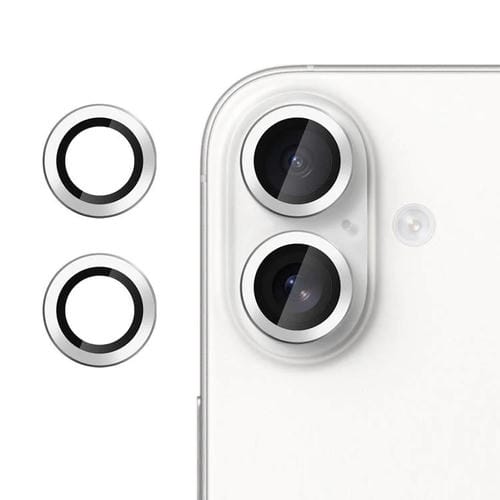 For iPhone 17 Kalebol No Flicker Ultra-Thin Individual Camera Lens Tempered Glass Film(Silver)