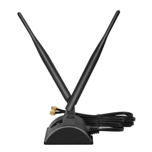 Antena WIFI PCI-E 2.4Ghz 5Ghz 6Dbi Succión Magnética para Tarjeta de Red WIFI
