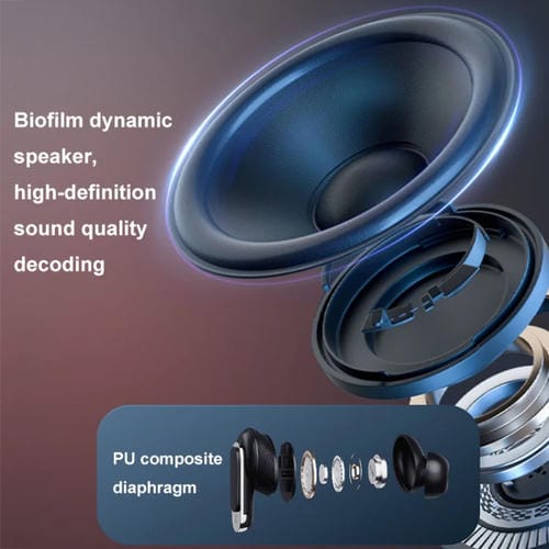 Auriculares Inalámbricos V8 Bluetooth Pantalla Color Inteligente ANC Táctil Reducción Ruido (Dorado)