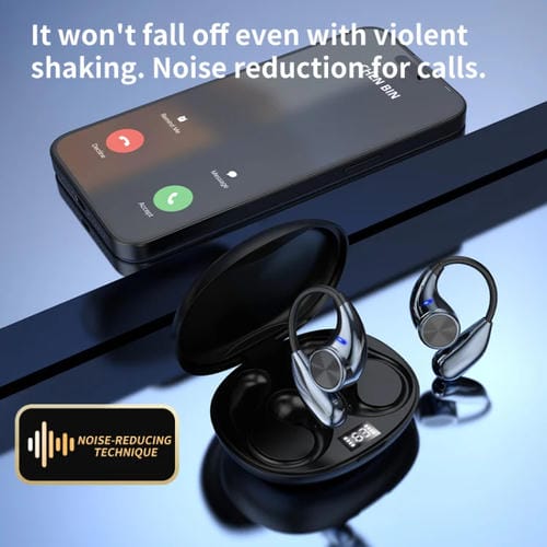 Auriculares Bluetooth Ows Con Orejas Colgantes Abiertos Cómodos (Piel)