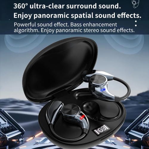 Auriculares Bluetooth Ows Con Orejas Colgantes Abiertos Cómodos (Piel)