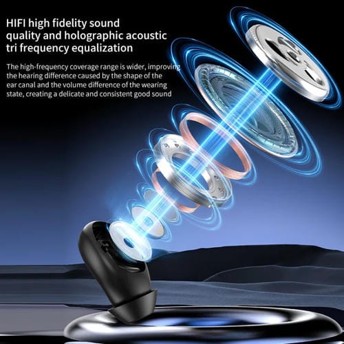 Miniauriculares Deportivos Q9 Bluetooth Para Dormir En La Oreja (Blancos)