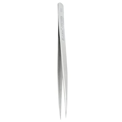 Pinzas di Precisione Proskit 1Pk-105T Punta Rettangolare Acciaio Inossidabile Antimagnetiche 140mm