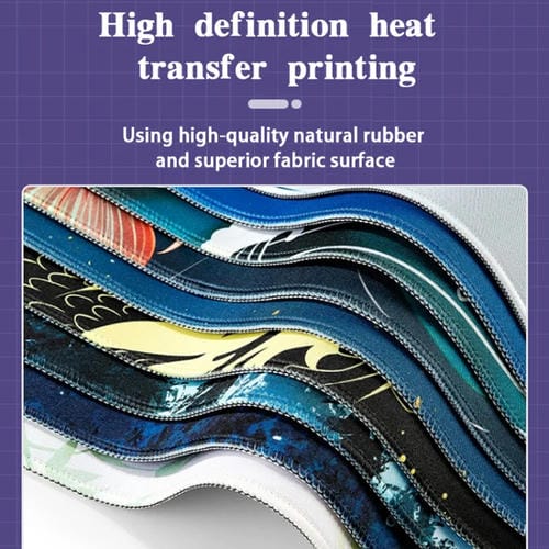 Alfombrilla de Ratón Big Wave para Juegos 300 x 800 x 3 mm Goma Antideslizante (N.º 4)