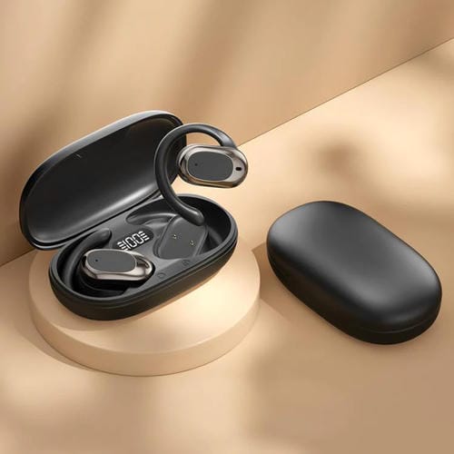 Auriculares inalámbricos Bluetooth con reducción de ruido y conducción ósea (Negros)