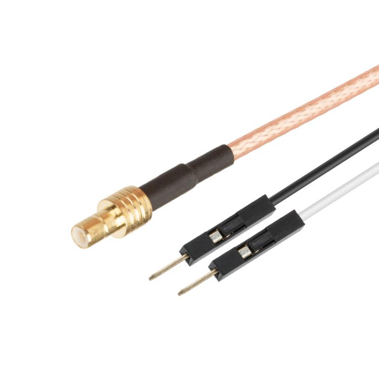 Cable Adaptador de Extensión de Prueba RF SMB Macho a Doble Dupont Macho RG316 (0,5 m)