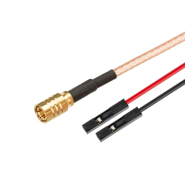 Cable Adaptador Extensión Prueba RF SMB Hembra a Doble Dupont Hembra RG316 0,3 m