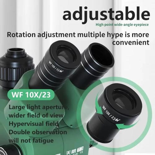 Microscópio Estéreo TrinOcular Maant T3 Reparação de Telemóveis com Placa de Circuito Eletrónico HD