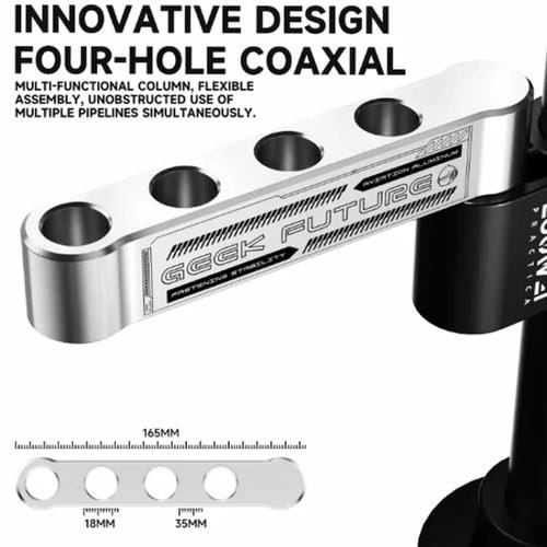Microscopio Luowei GK01 Braccio Corto 32mm con Braccio Oscillante in Metallo Universale Sollevamento Impilabile a 360° Supporto Fisso Riparazione Ispezione Un Solo Braccio