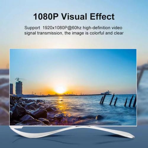 Convertidor VGA a HDMI Mindpure Ad014 para Monitor de Computadora con Fuente de Alimentación de Audio (Versión Mejorada)