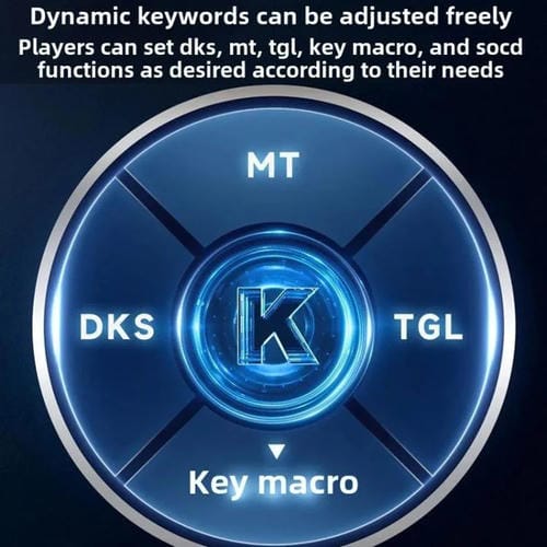 Teclado Mecánico Ajazz Alux 68 Max RGB con Eje Magnético y Cable Único para Armar (Botella de Nieve)