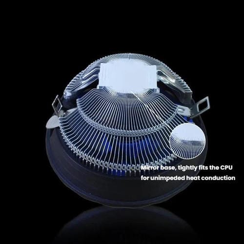Ventilador de Refrigeración Evesky para CPU de Ordenador 800-2000 Rpm Compatible con Zócalos Intel Lga 1155/1156/775 y AMD Am4/Am5