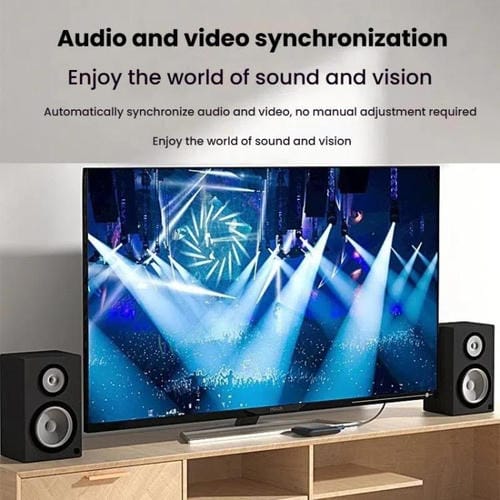 Cable HDMI VegGieg V2.0 4K60Hz conexión video para decodificador TV monitor proyección 2 m (Negro)