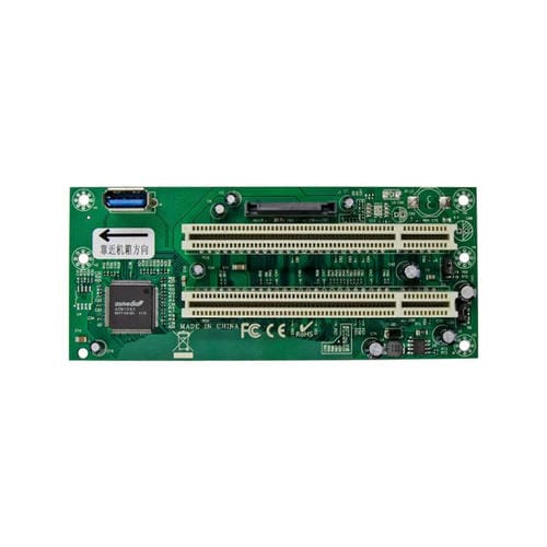 Tarjeta puente SUNWEIT ST46 PCIe X1 a 2 PCI ASM1083 Plug and Play