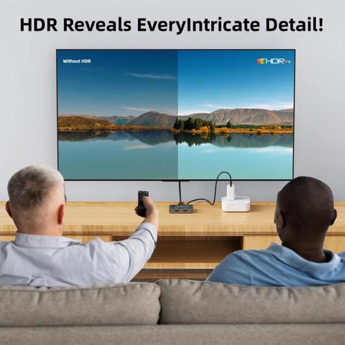 Conmutador DisplayPort DP201 2 en 1 8K 30 Hz HD para pantalla de ordenador